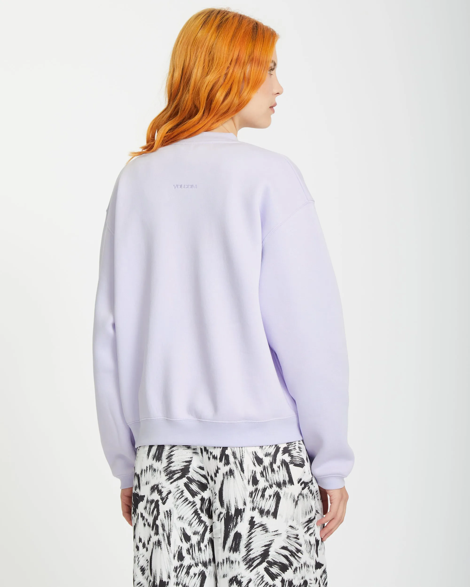 Stone Heart Up Sweatshirt - DUSTY LAVENDER