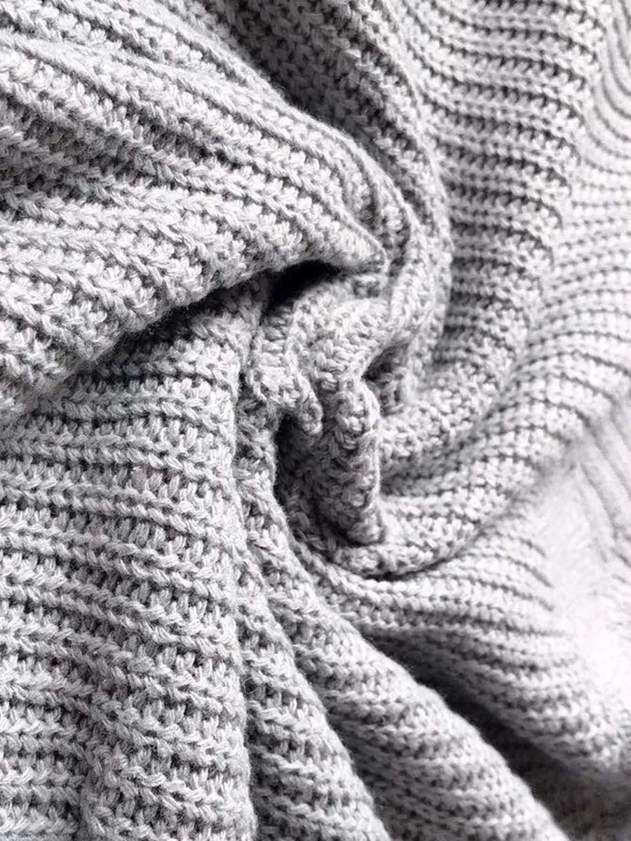 Stunncal off-Shoulder Knitted Sweater