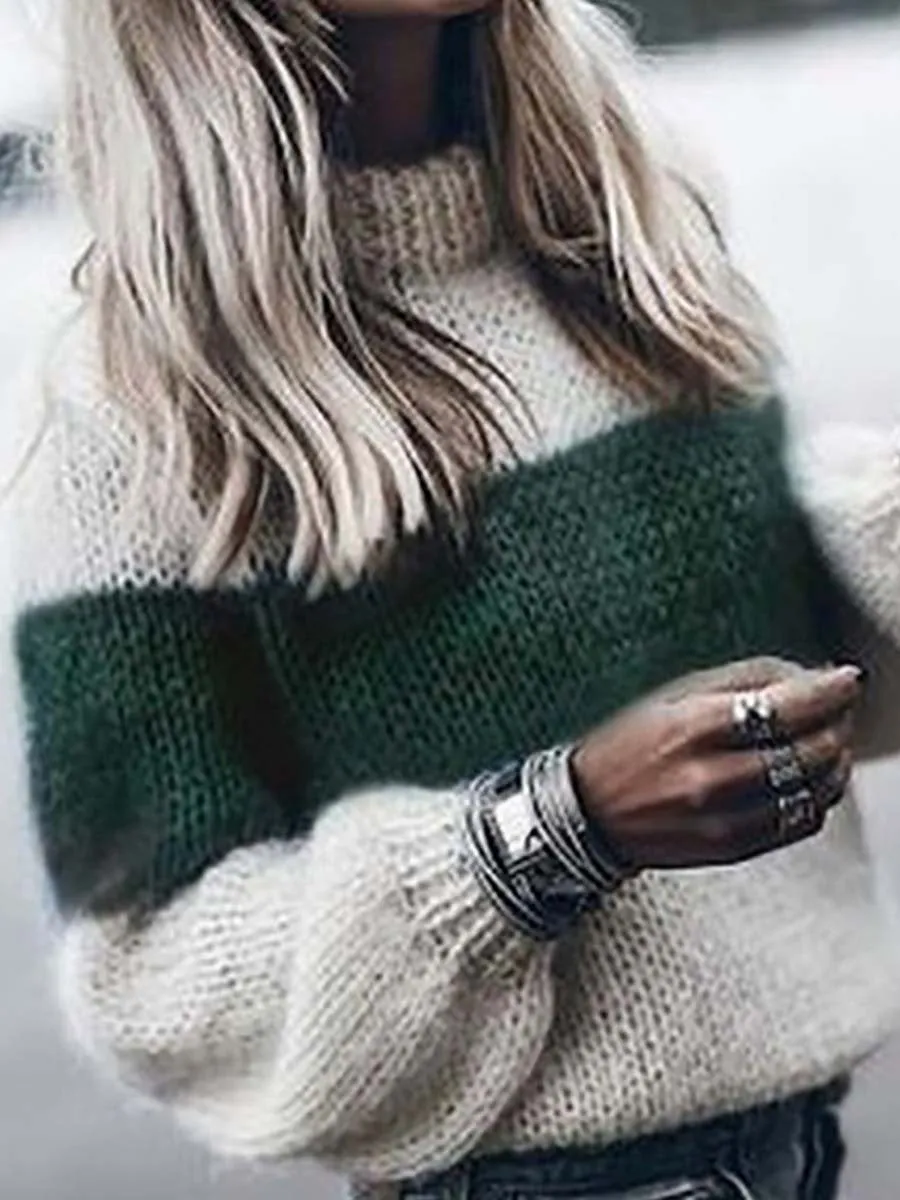Stunncal Round Neck Knitted Sweater