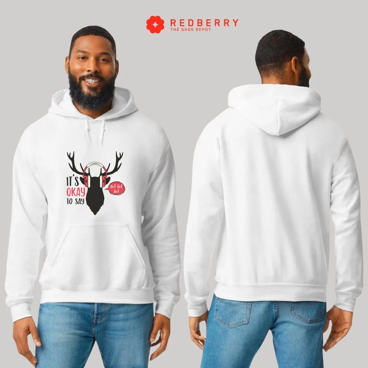 Sudadera Deportiva Hombre Navideña Hoodie 001