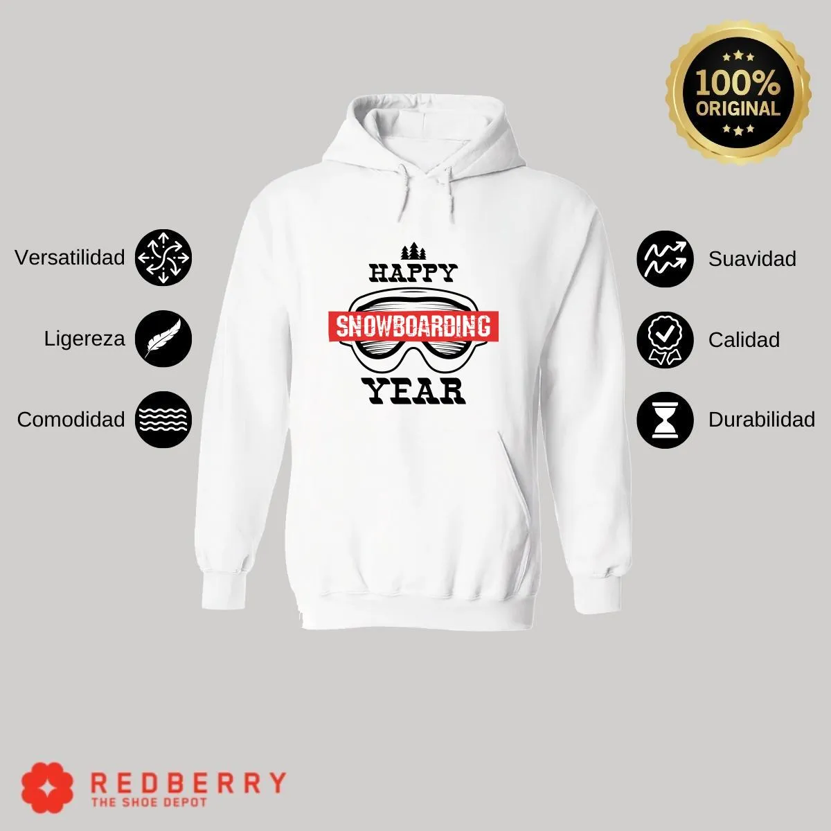 Sudadera Deportiva Hombre Navideña Hoodie 032