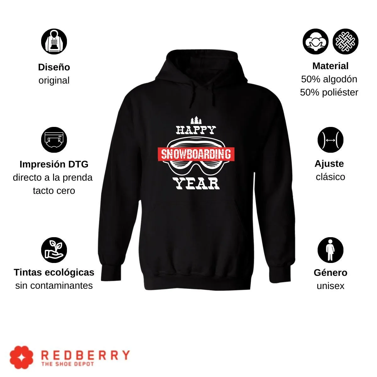 Sudadera Deportiva Hombre Navideña Hoodie 032