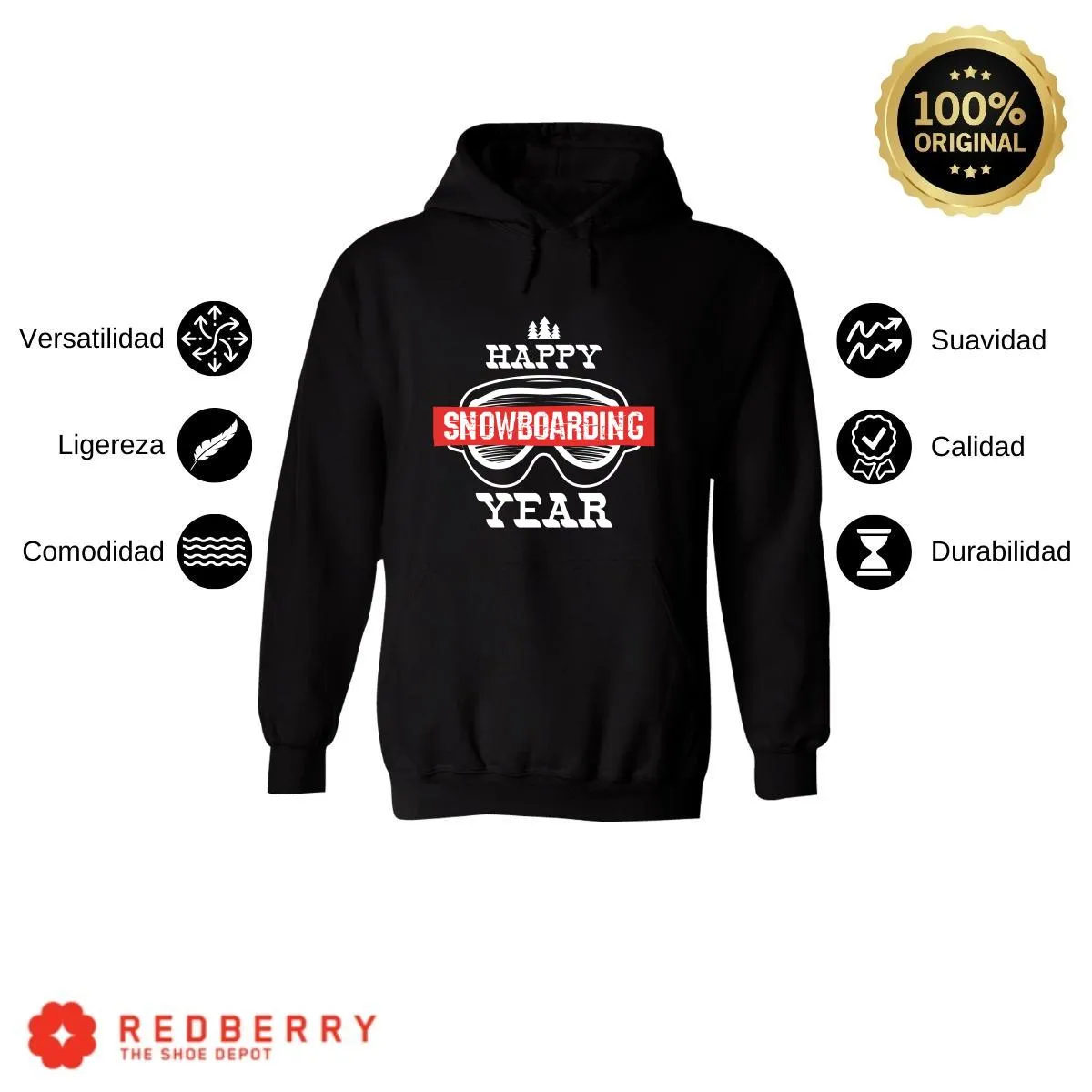 Sudadera Deportiva Hombre Navideña Hoodie 032