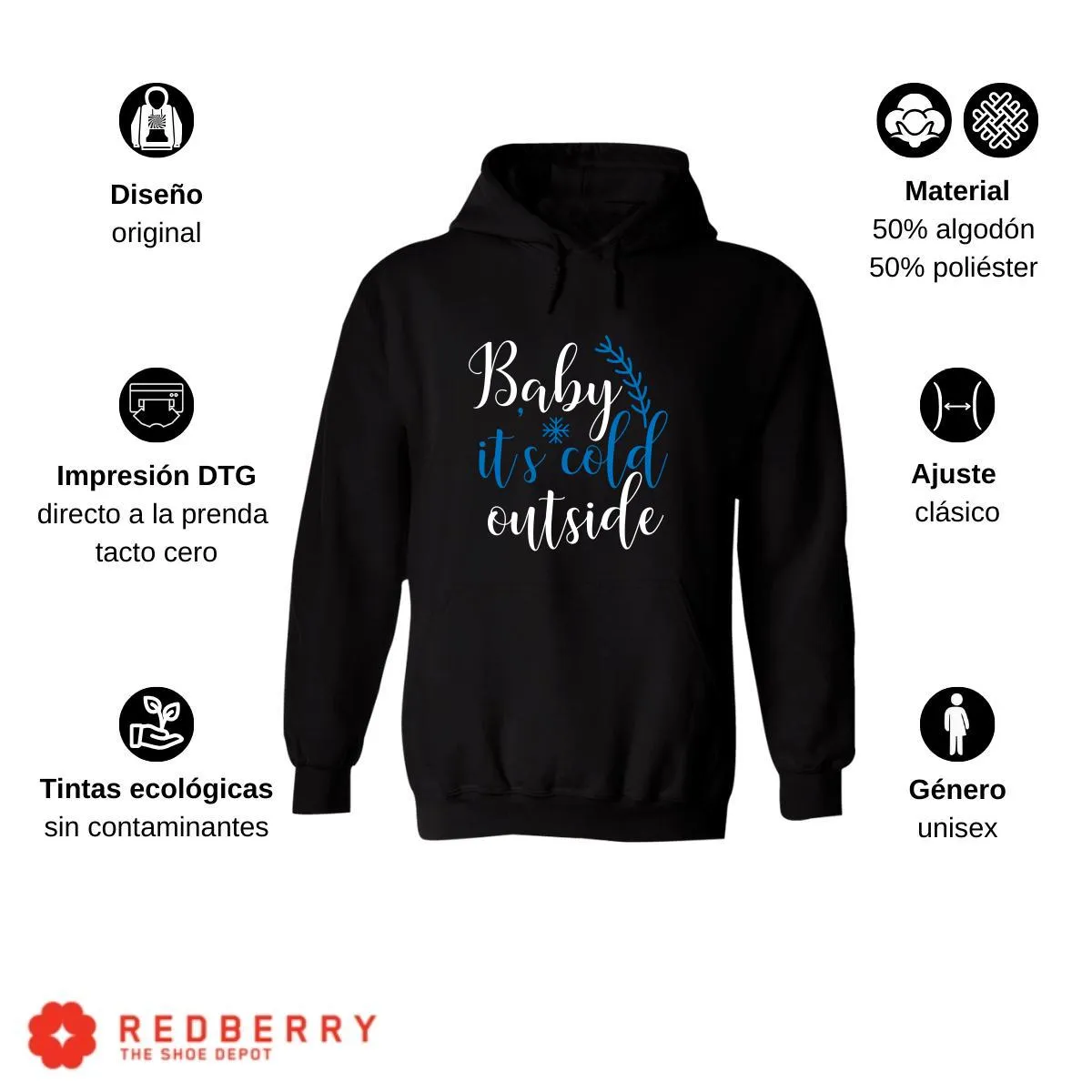 Sudadera Deportiva Hombre Navideña Hoodie 040