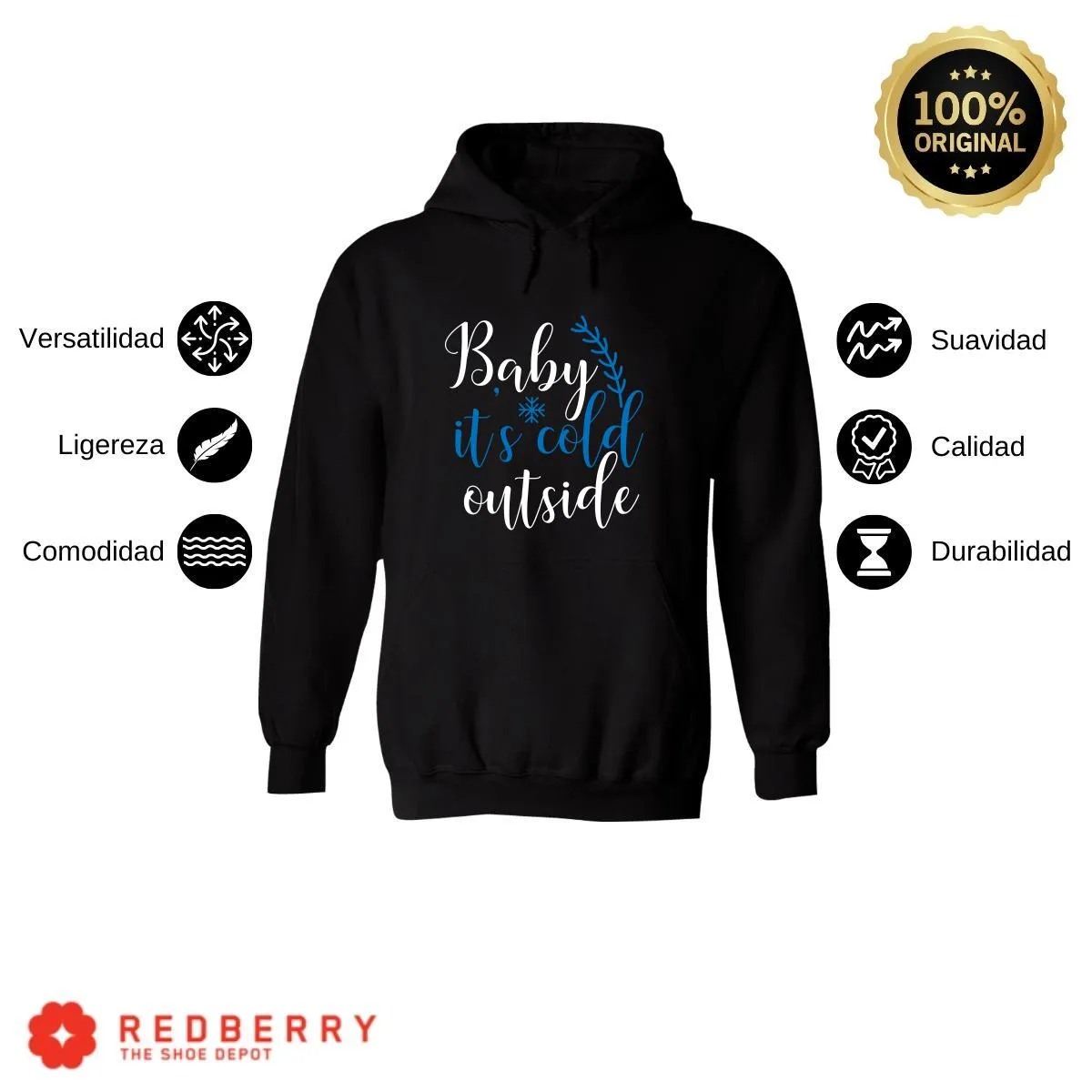 Sudadera Deportiva Hombre Navideña Hoodie 040
