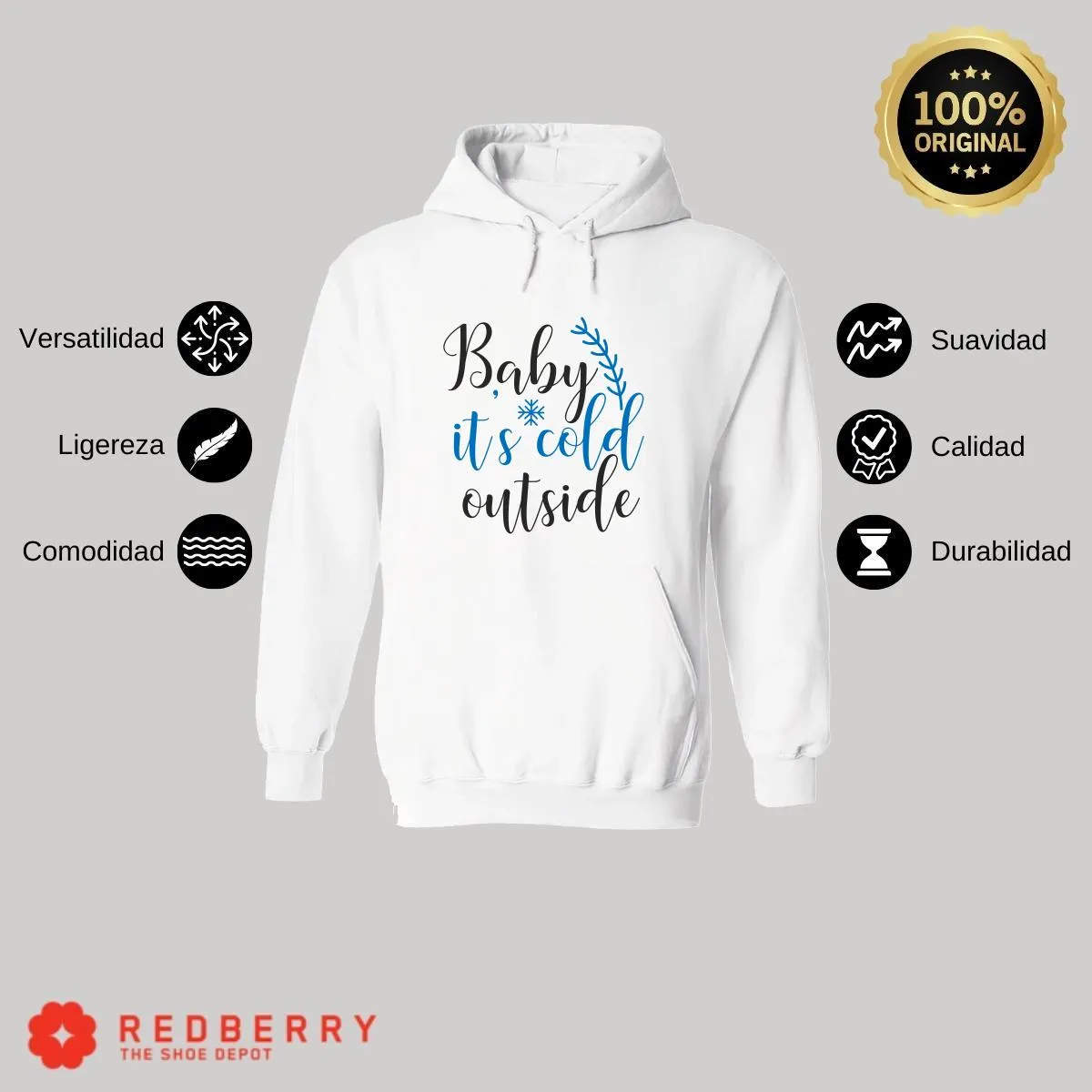 Sudadera Deportiva Hombre Navideña Hoodie 040