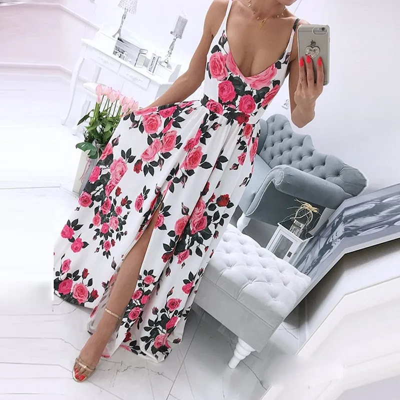 Summer Bohemian Elegant Party Maxi Dress