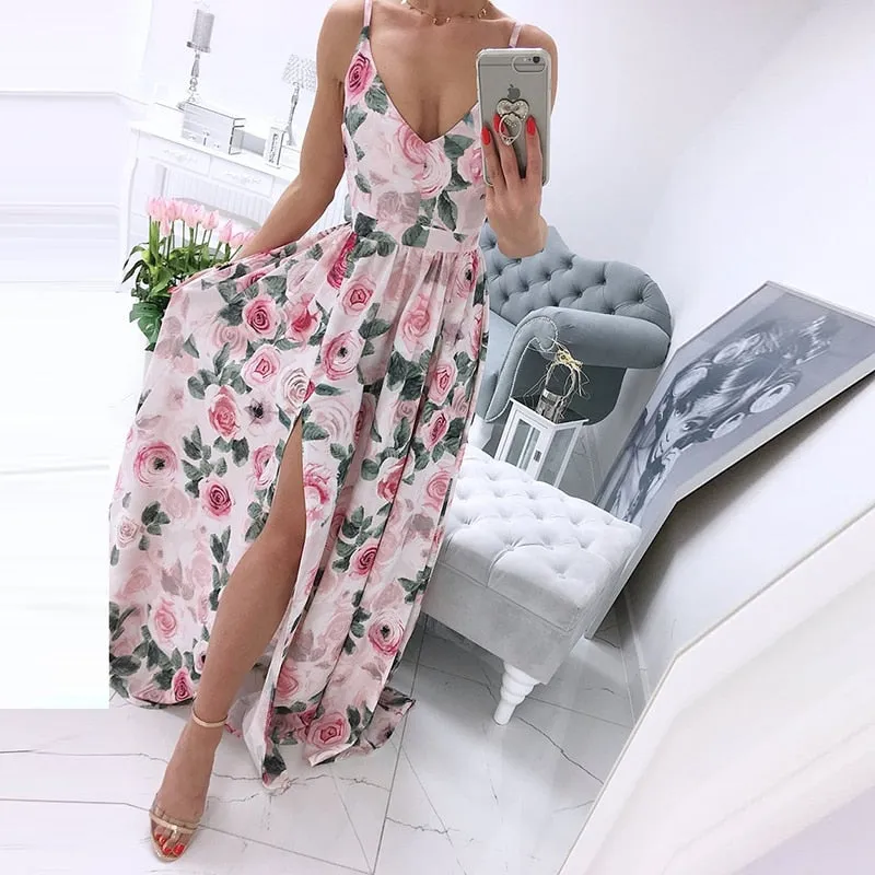 Summer Bohemian Elegant Party Maxi Dress