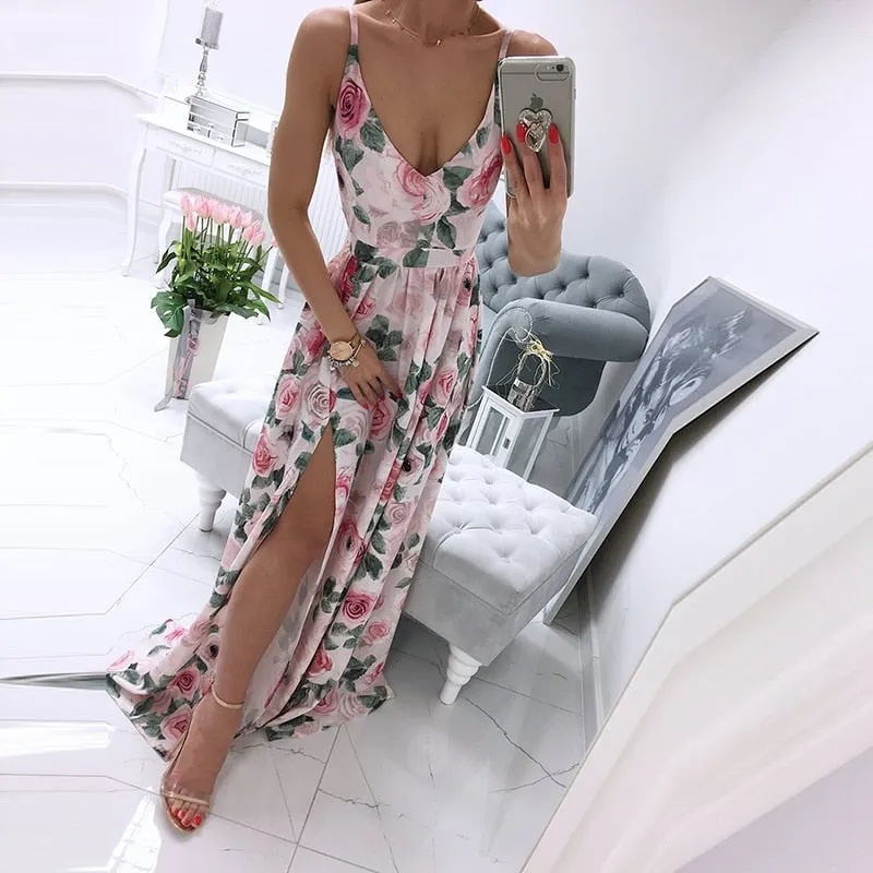 Summer Bohemian Elegant Party Maxi Dress