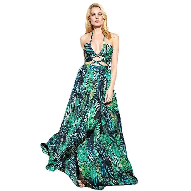 Summer Fashion Sleeveless Long Dresses