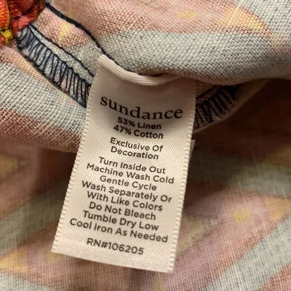Sundance Kalini linen blend print shorts XS New, no tag