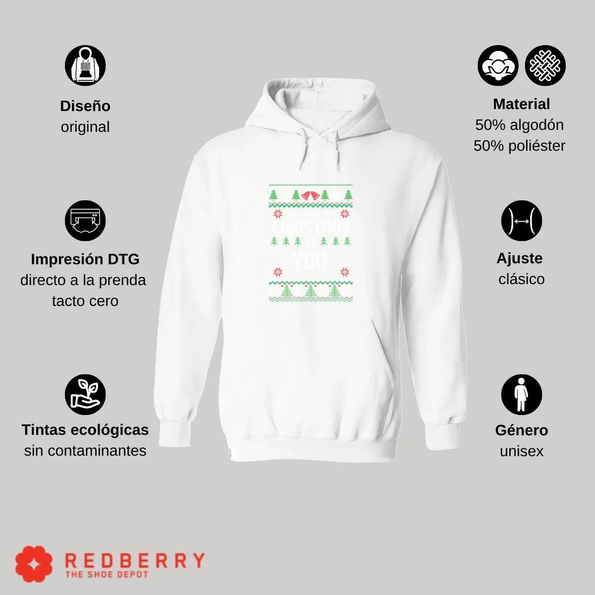 Suéter Navideño Ugly Sweater Hombre  012