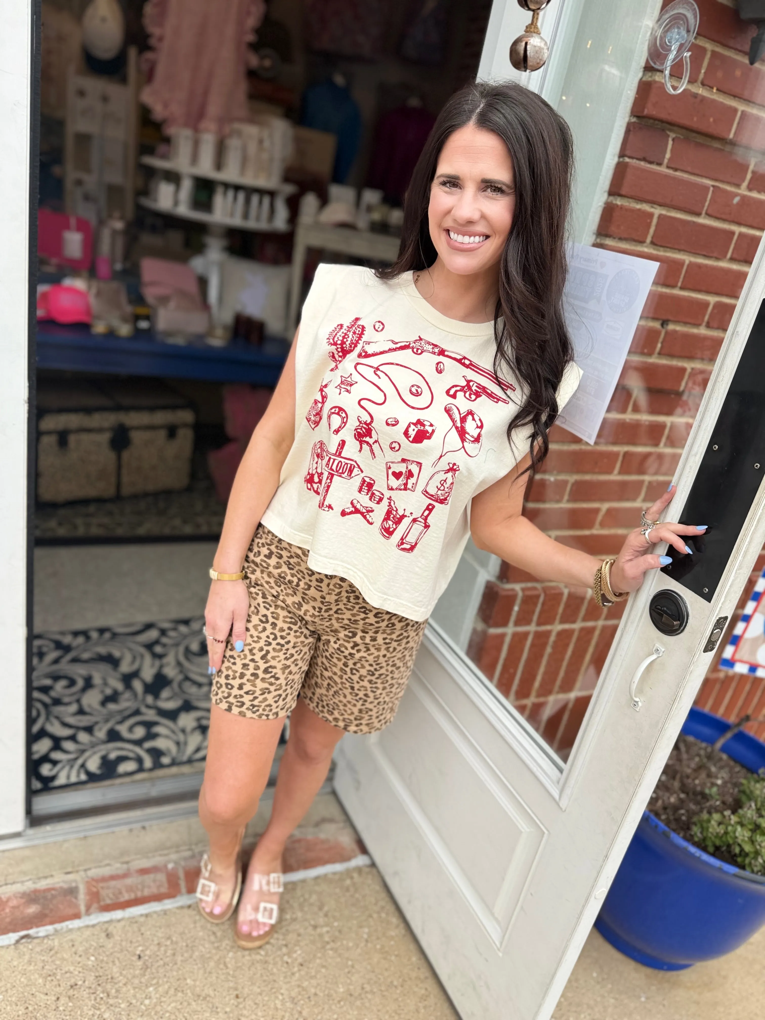 The Lacy Leopard Shorts