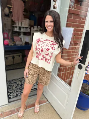 The Lacy Leopard Shorts