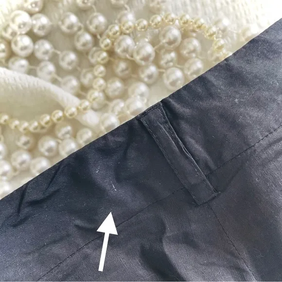 THEORY | 8 | Ruby Black Linen Viscose Lightweight Dress Short Button Cuff Detail