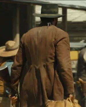 Tim McGraw 1883 James Dutton Brown Leather Coat