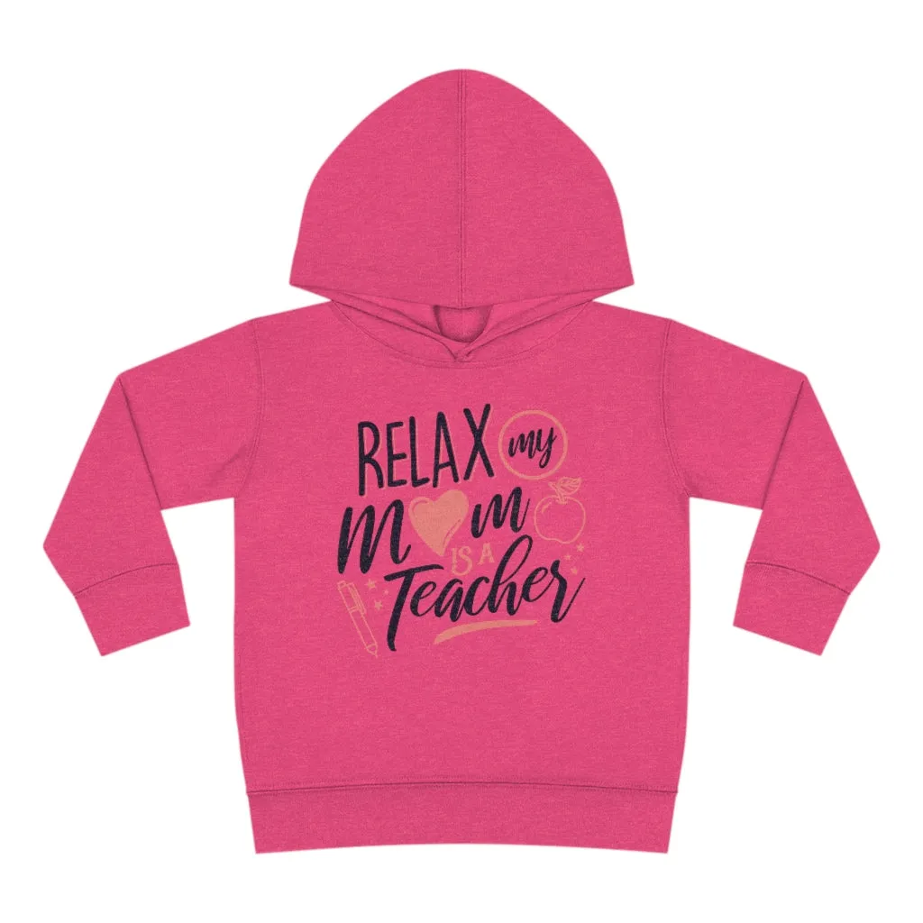 Toddler's "Relax" Pullover Fleece Hoodie