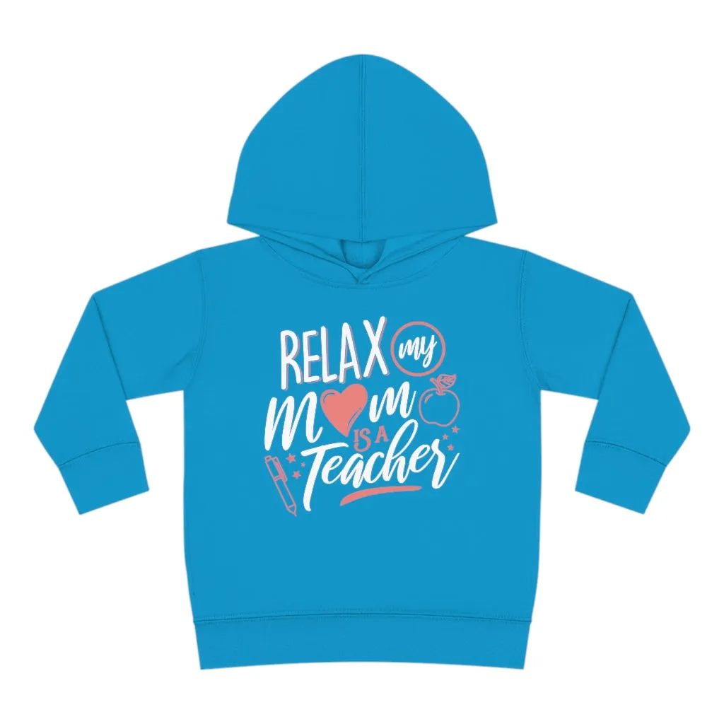 Toddler's "Relax" Pullover Fleece Hoodie