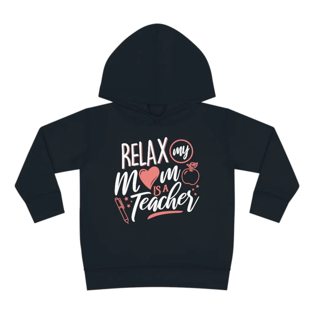 Toddler's "Relax" Pullover Fleece Hoodie