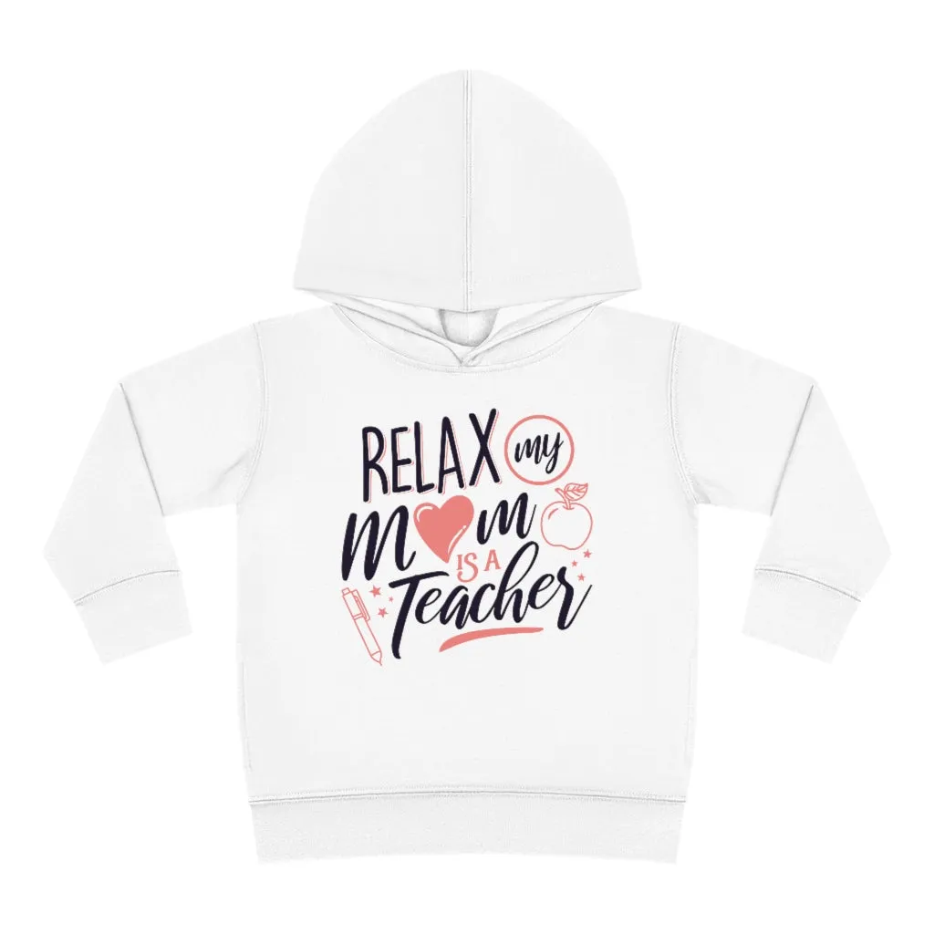 Toddler's "Relax" Pullover Fleece Hoodie