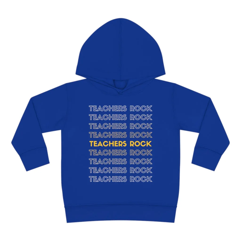 Toddler's Teachers Rock Pullover Fleece Hoodie