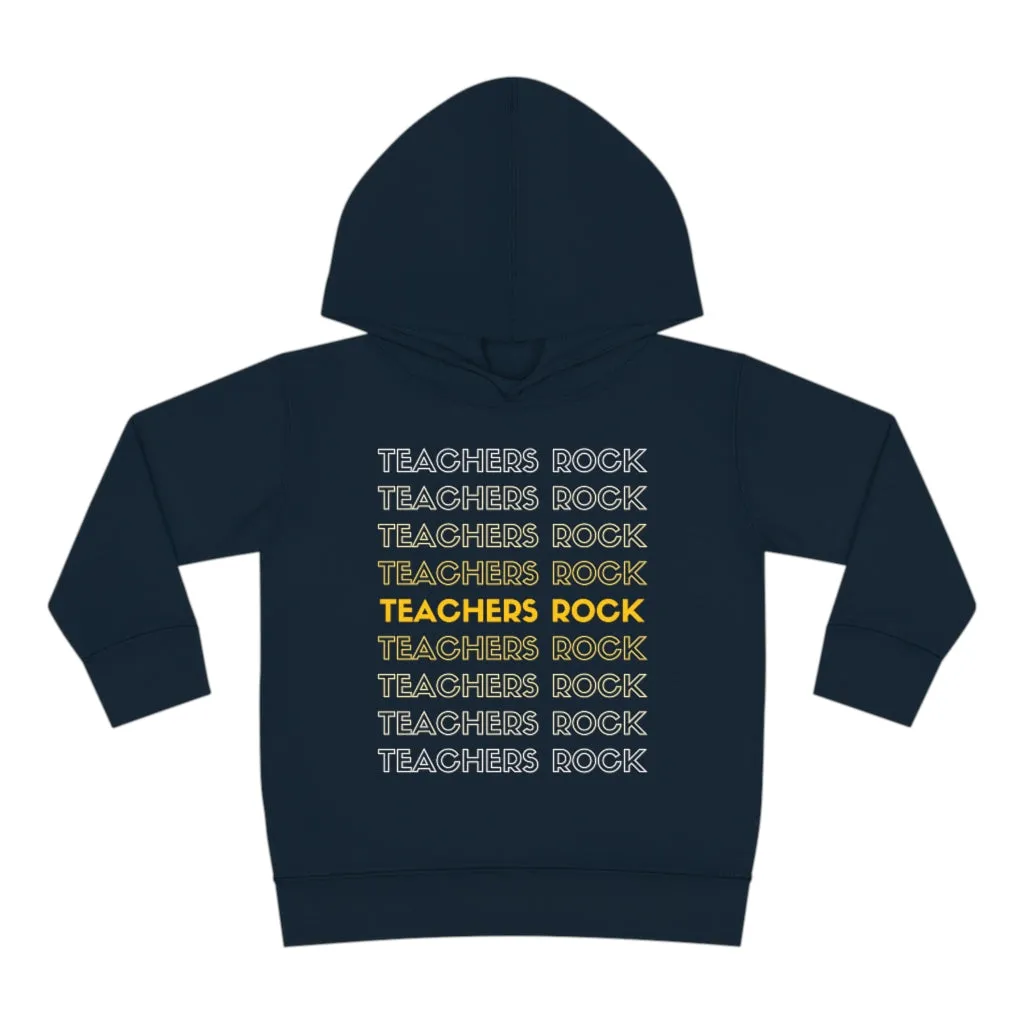 Toddler's Teachers Rock Pullover Fleece Hoodie