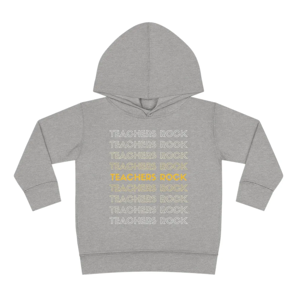 Toddler's Teachers Rock Pullover Fleece Hoodie