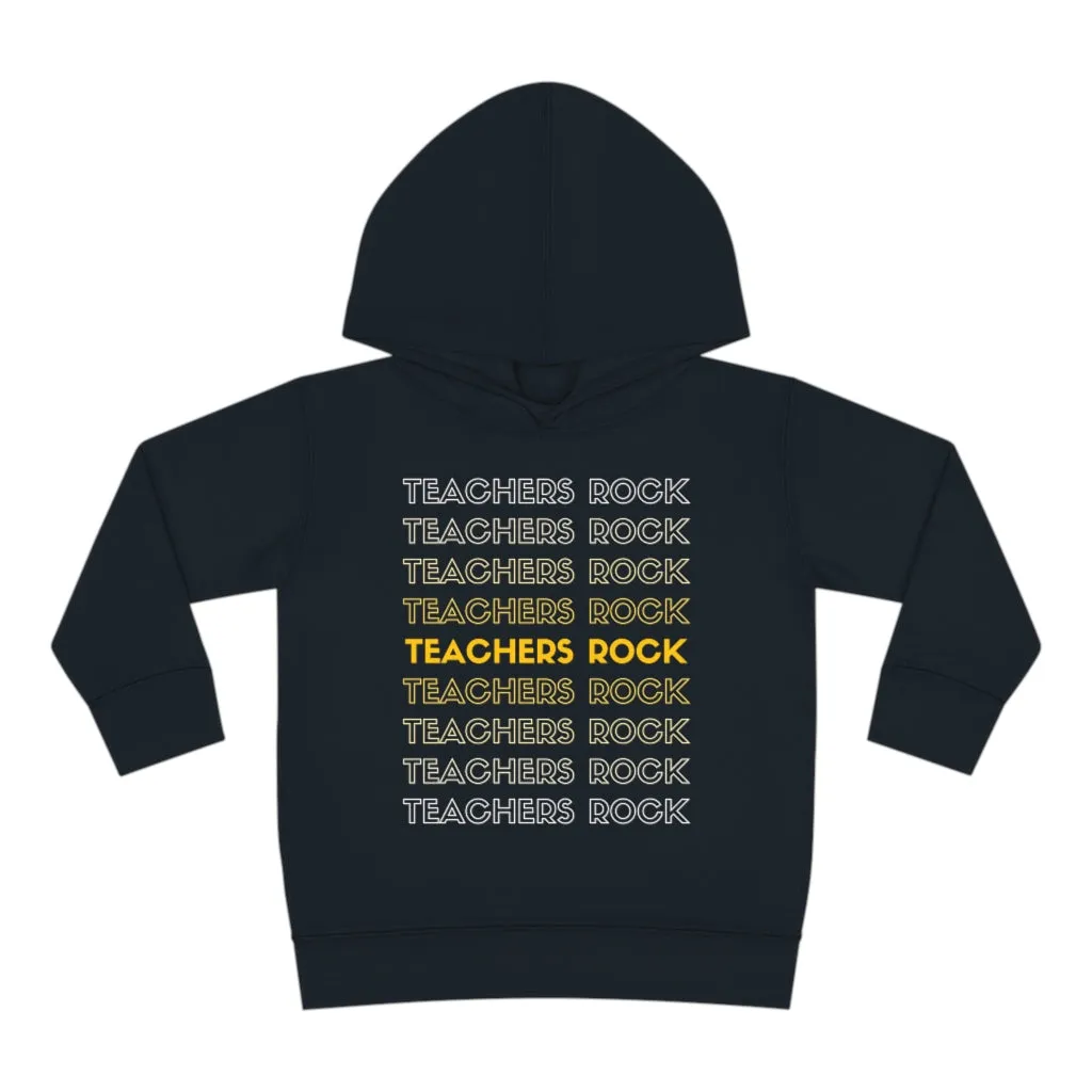Toddler's Teachers Rock Pullover Fleece Hoodie
