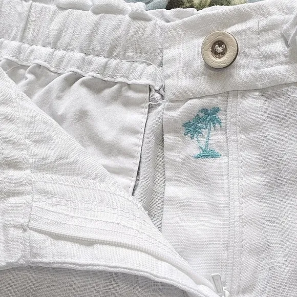 TOMMY BAHAMA TWO PALMS LINEN SHORTS SIZE LARGE