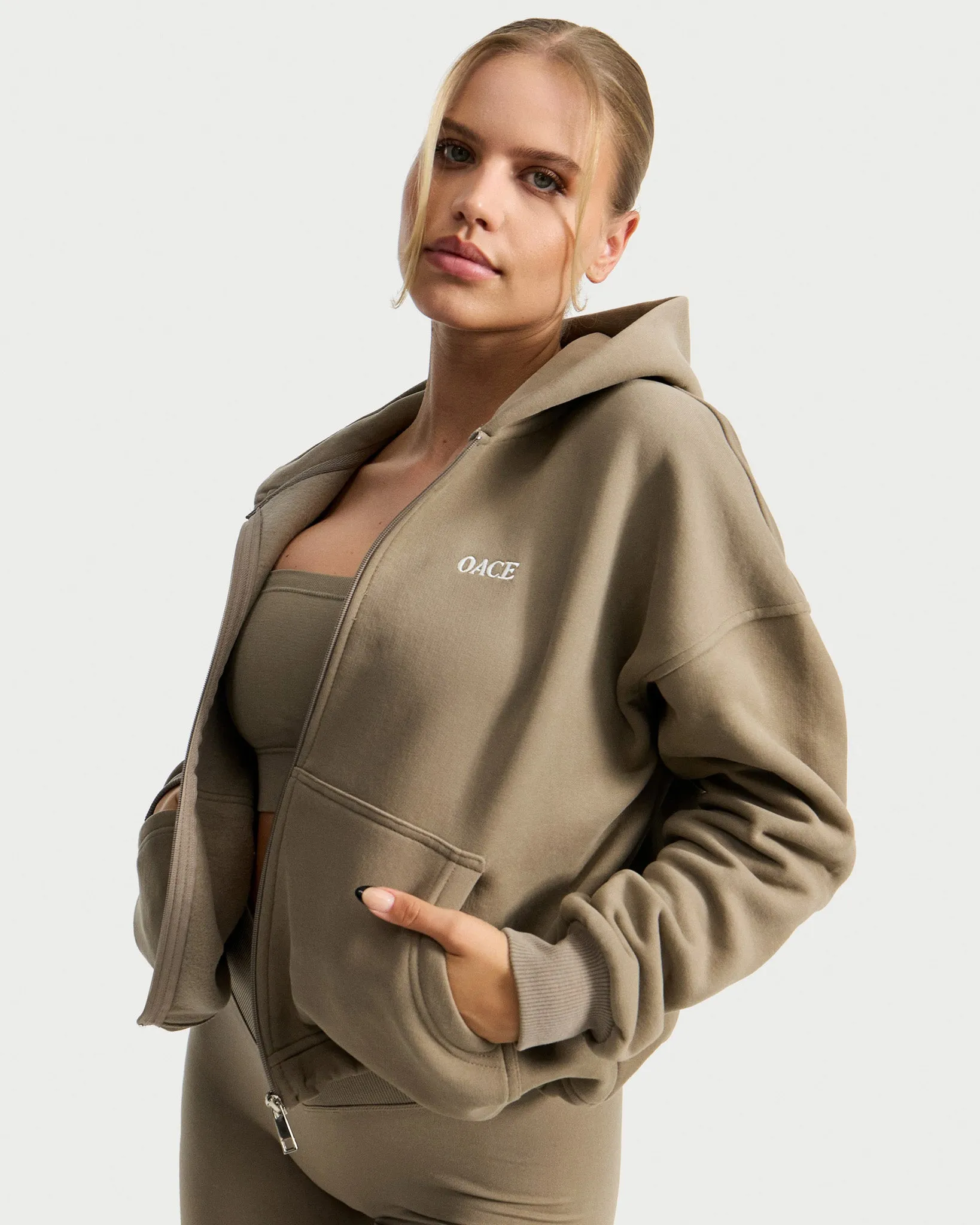 Toned Zip Jacket