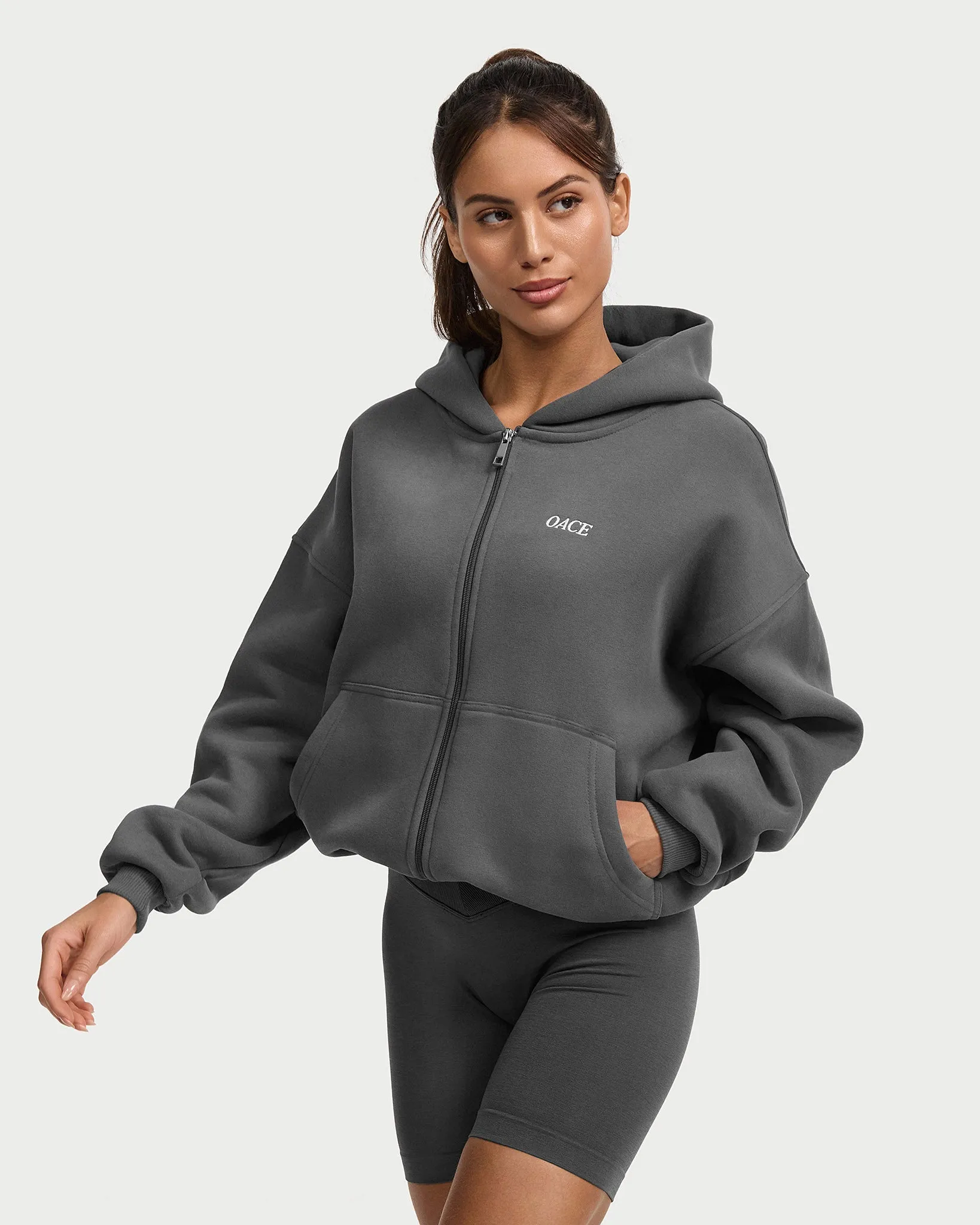 Toned Zip Jacket