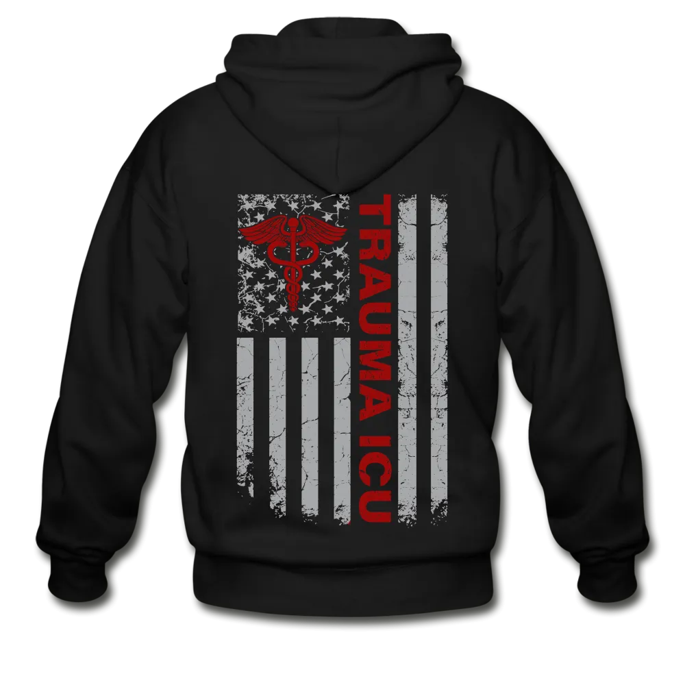 Trauma ICU Gildan Heavy Blend Adult Zip Hoodie