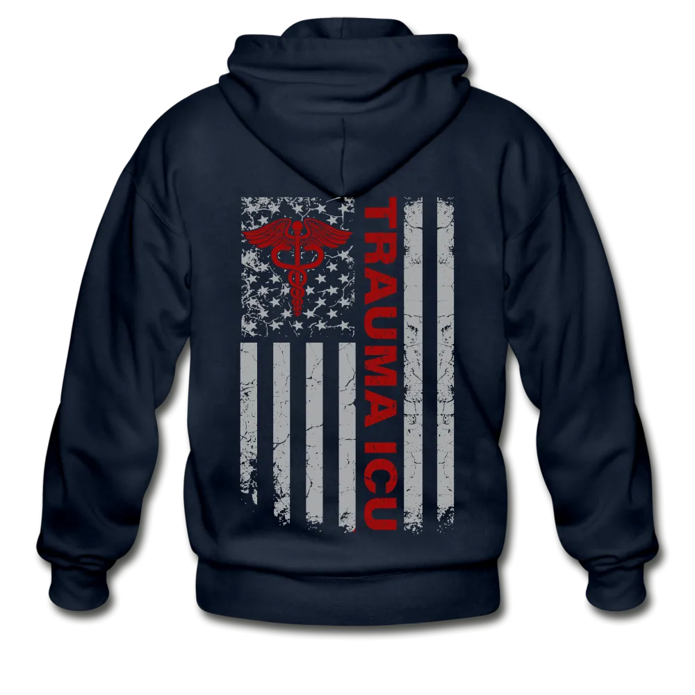 Trauma ICU Gildan Heavy Blend Adult Zip Hoodie