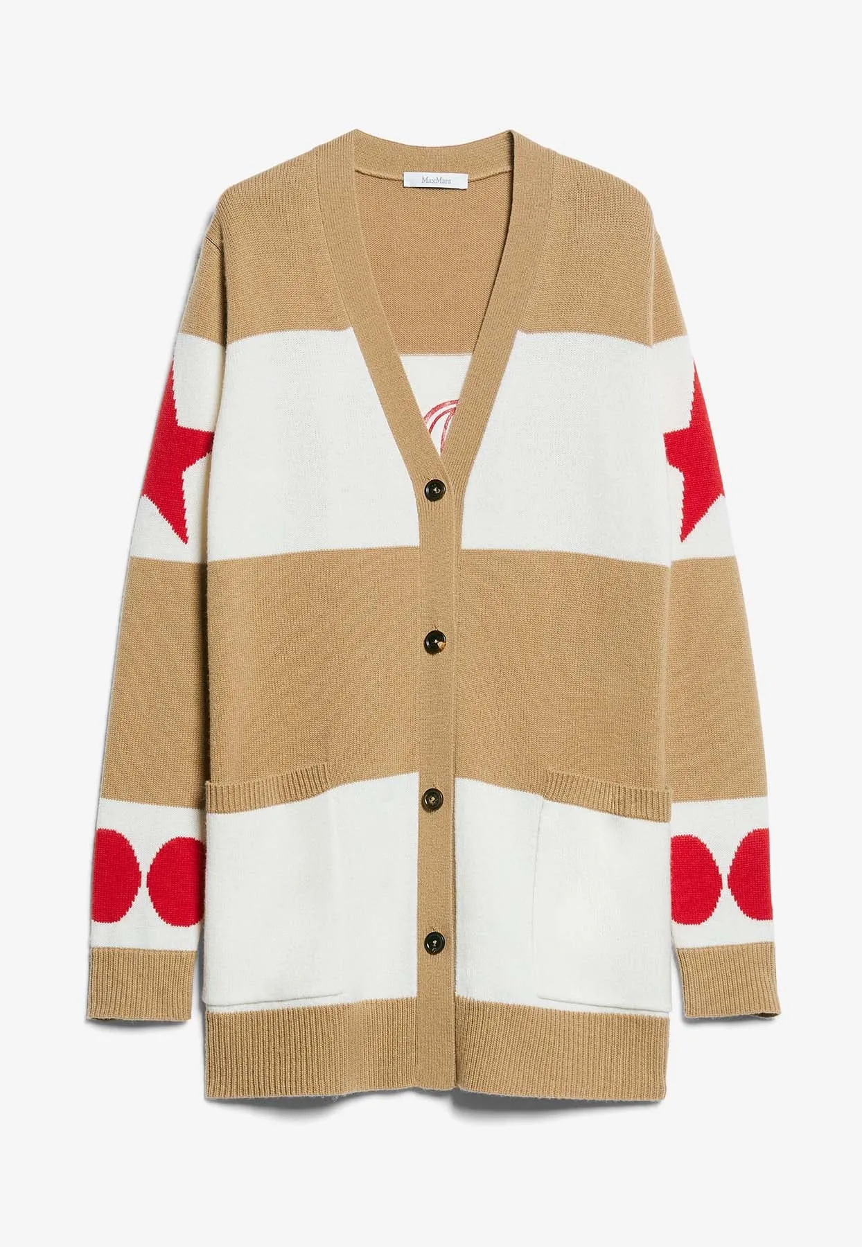 Valido Wool Cashmere Striped Cardigan