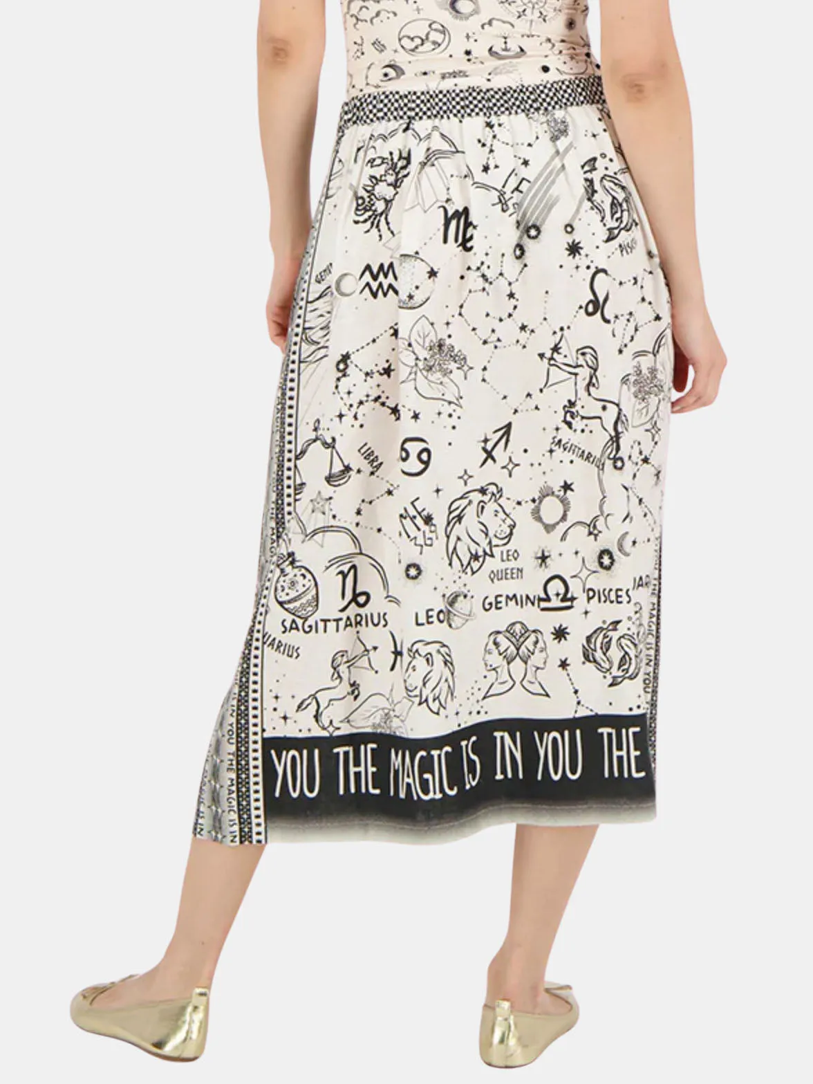 Vanessa Printed Midi Skirt