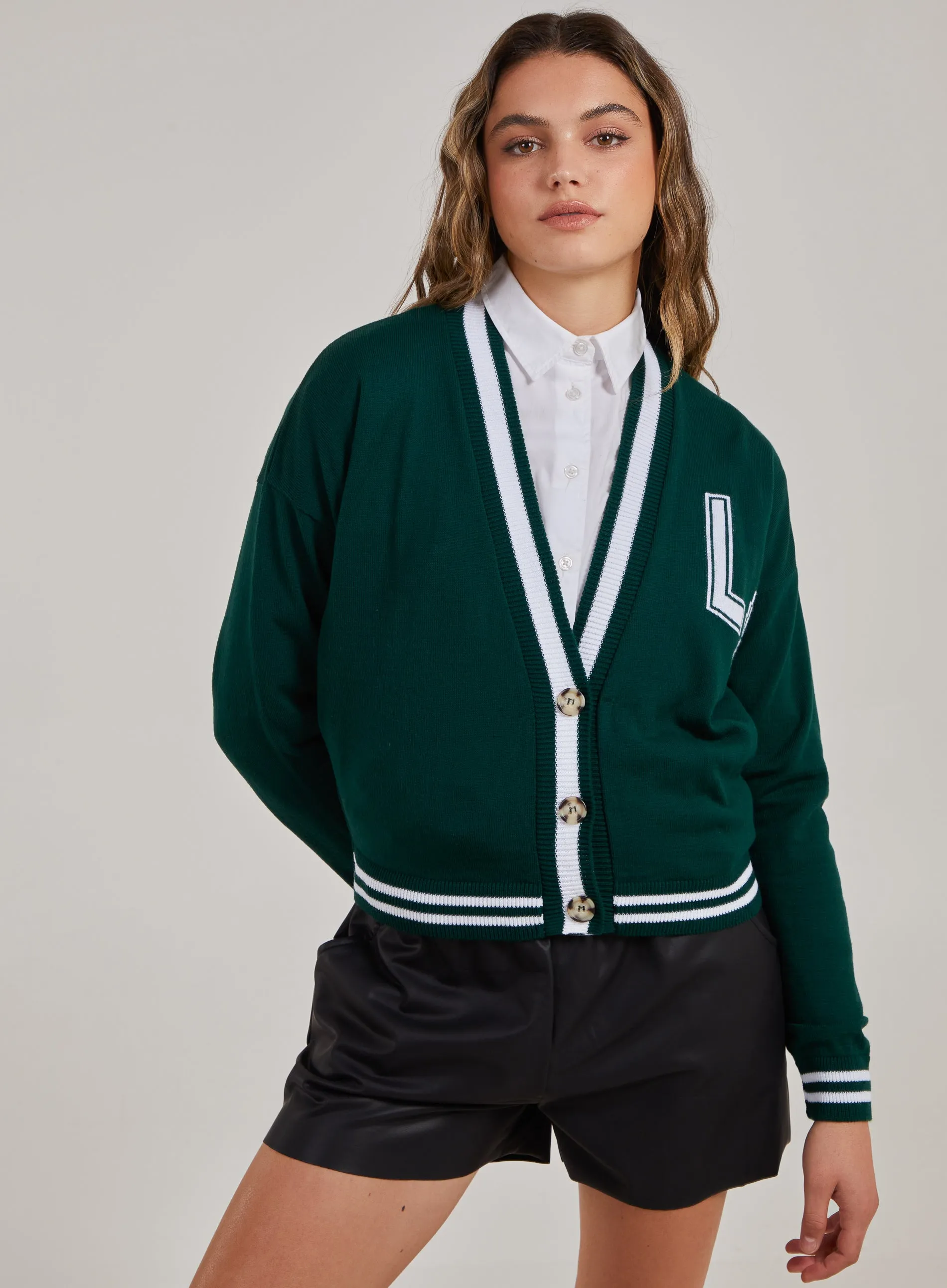 Varcity Knitted Cardigan