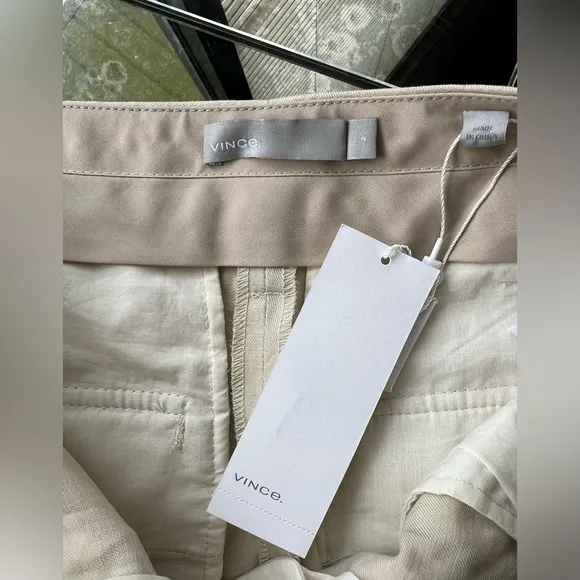 Vince Linen blend shorts. Size 2