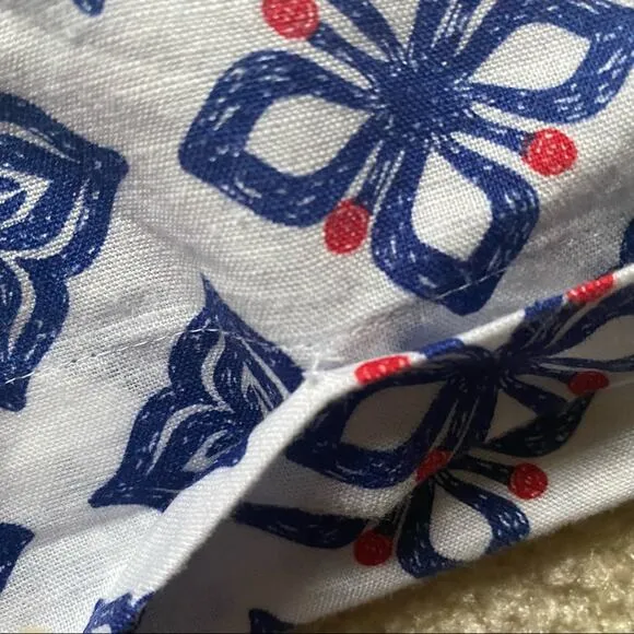 Vineyard Vines Linen Blend Button-up Tie Shorts Sz 2