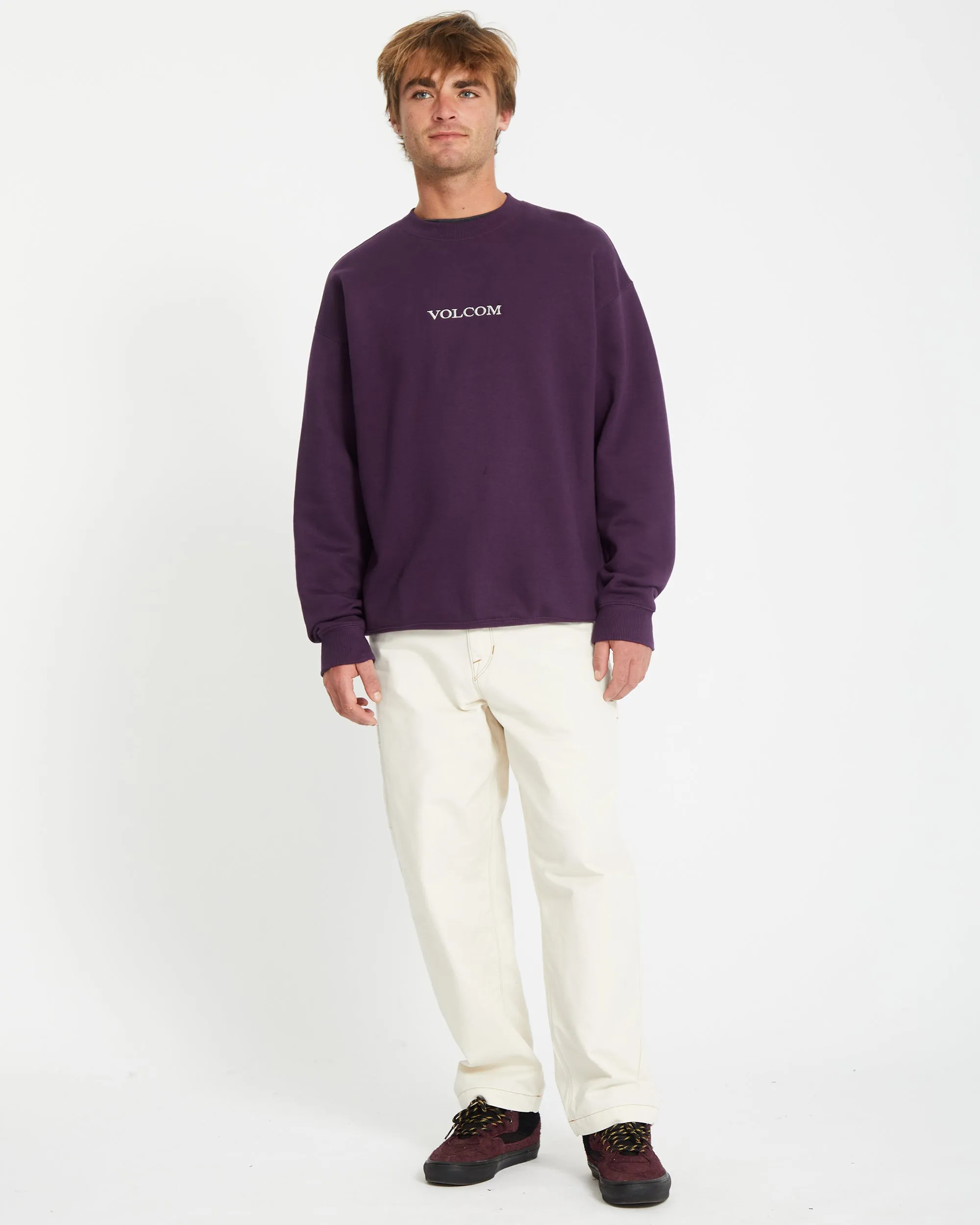 Volcom Stone Sweatshirt - GRAPE ROYALE