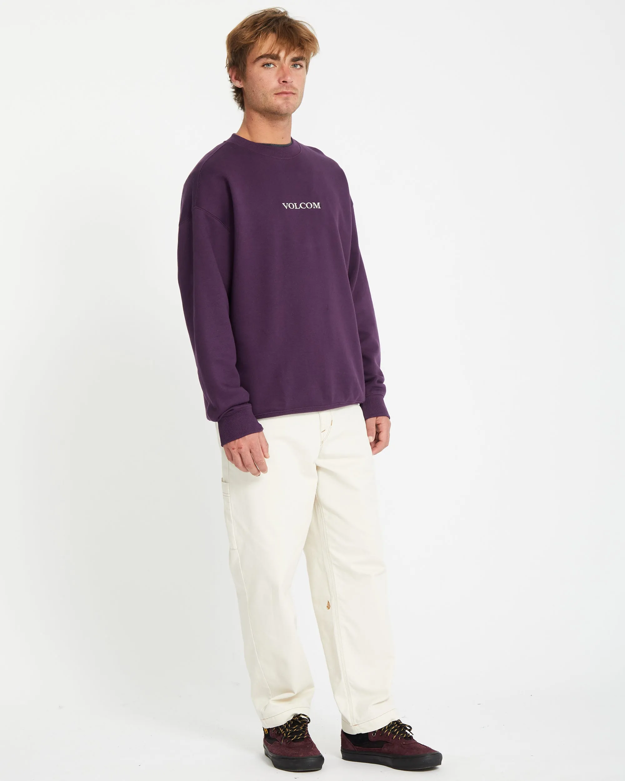Volcom Stone Sweatshirt - GRAPE ROYALE