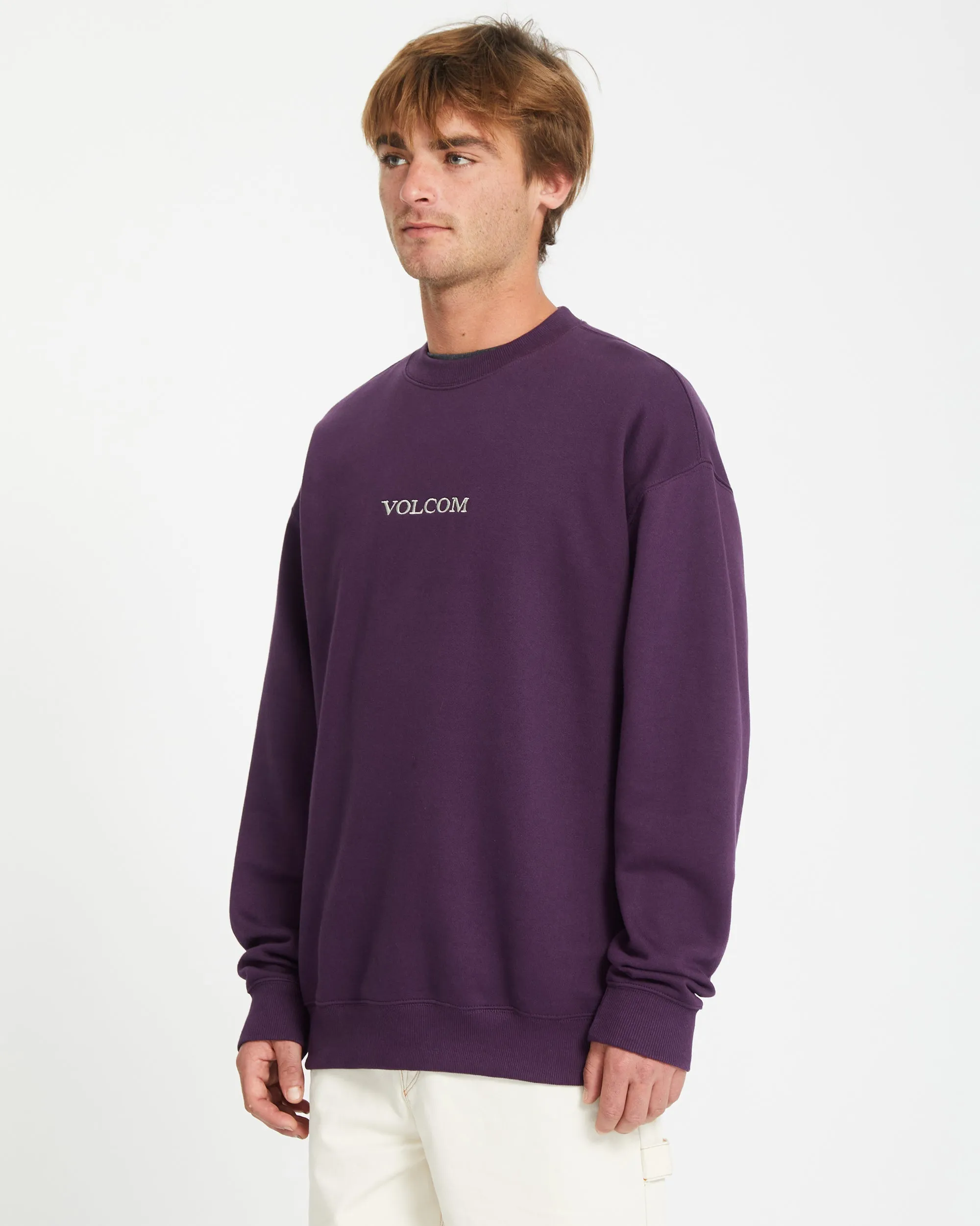 Volcom Stone Sweatshirt - GRAPE ROYALE