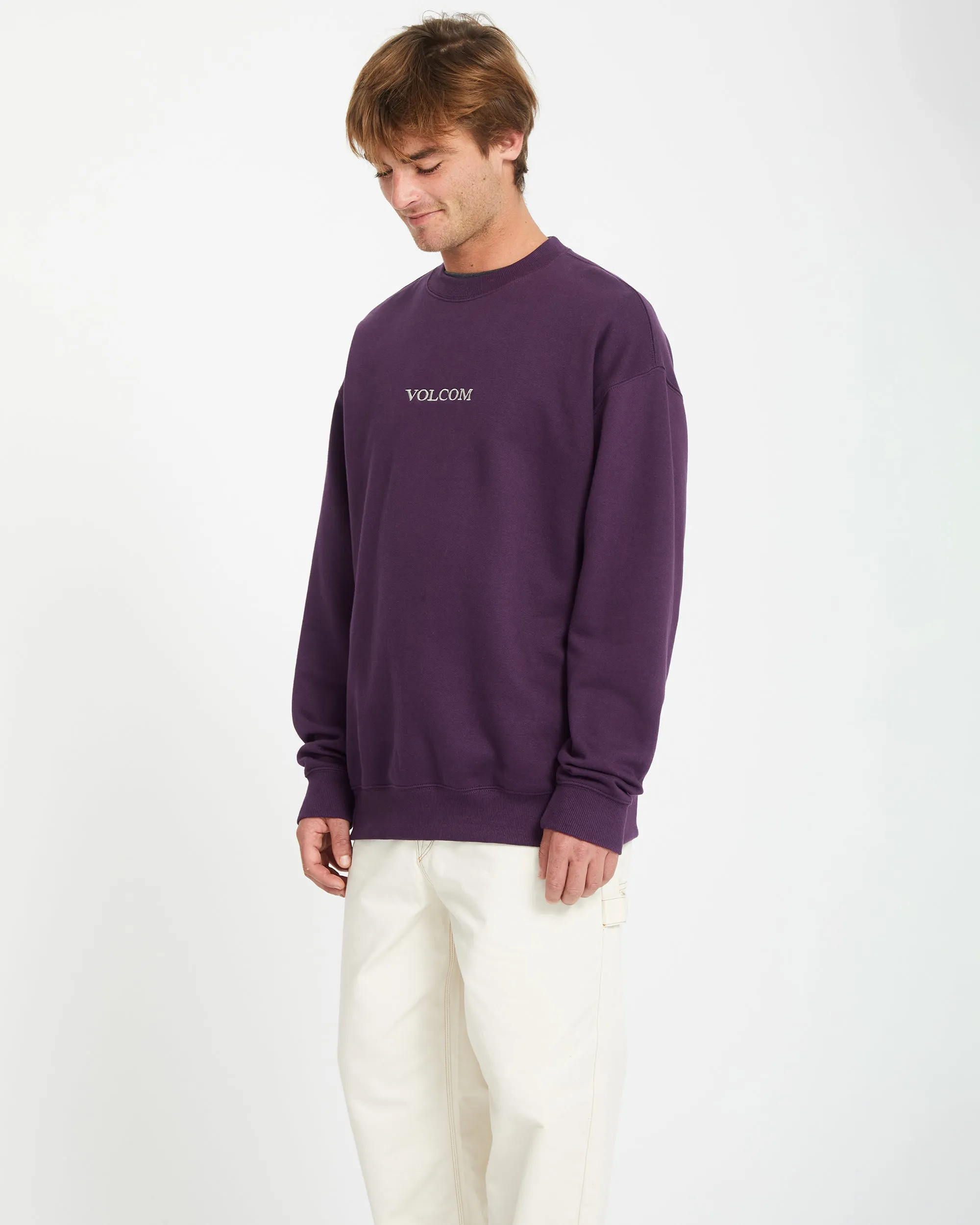Volcom Stone Sweatshirt - GRAPE ROYALE