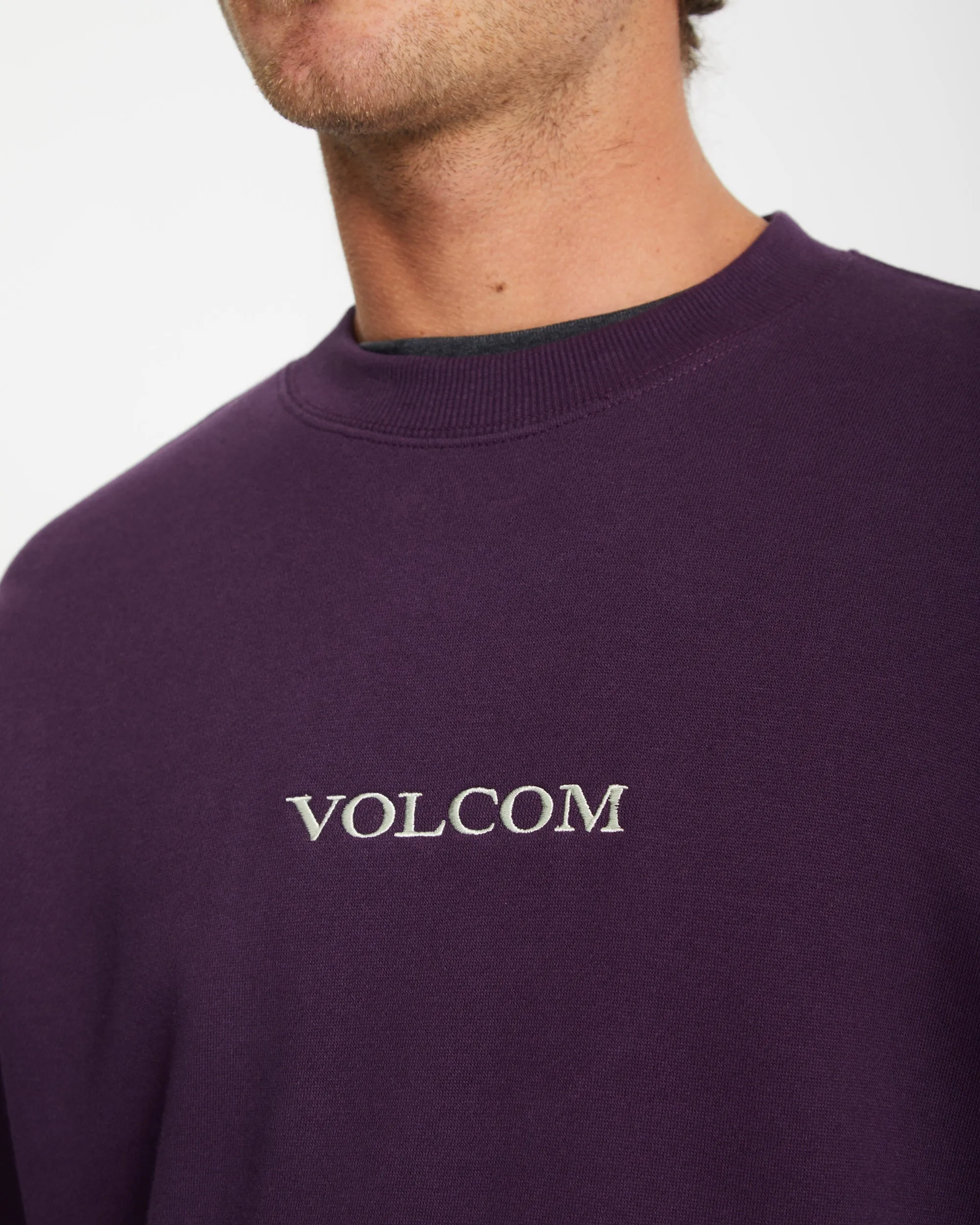 Volcom Stone Sweatshirt - GRAPE ROYALE