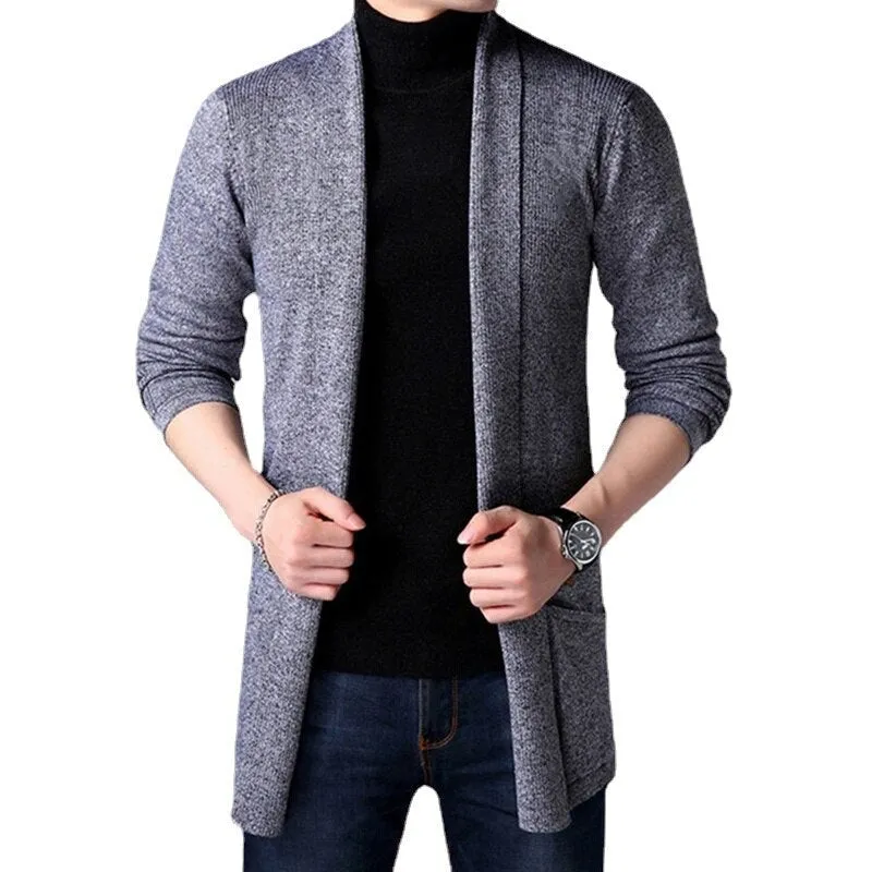 West Louis™ Knitted Wool Slim Fashion Long Cardigan