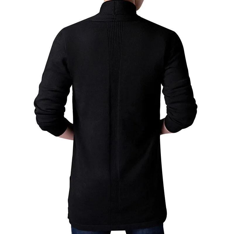 West Louis™ Knitted Wool Slim Fashion Long Cardigan
