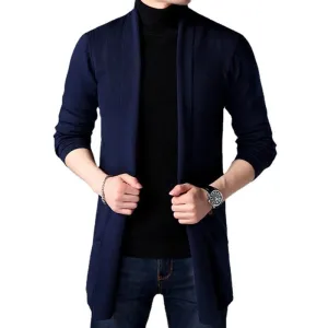 West Louis™ Knitted Wool Slim Fashion Long Cardigan