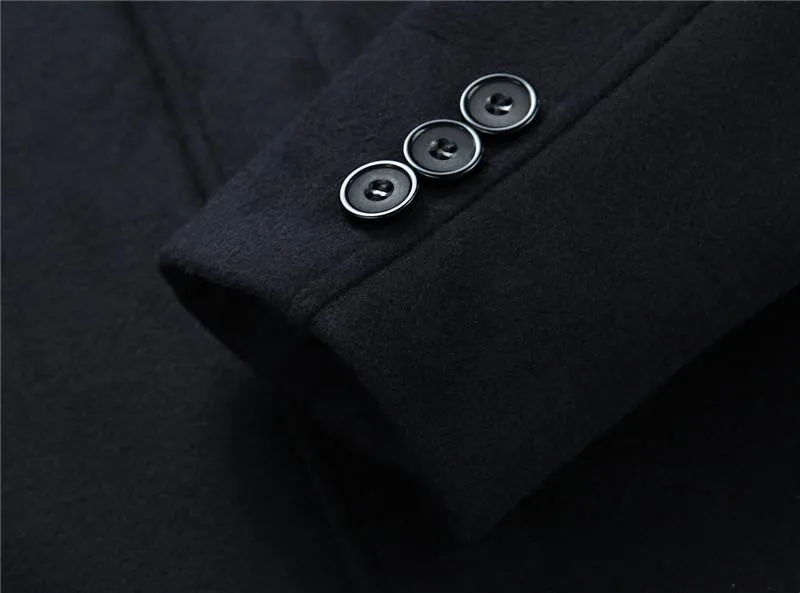 West Louis™ Single Breasted Woolen Coat