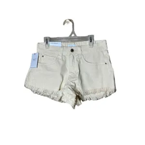WeWoreWhat Low Rise Frayed Shorty Rigid Denim Shorts NWT Size 24