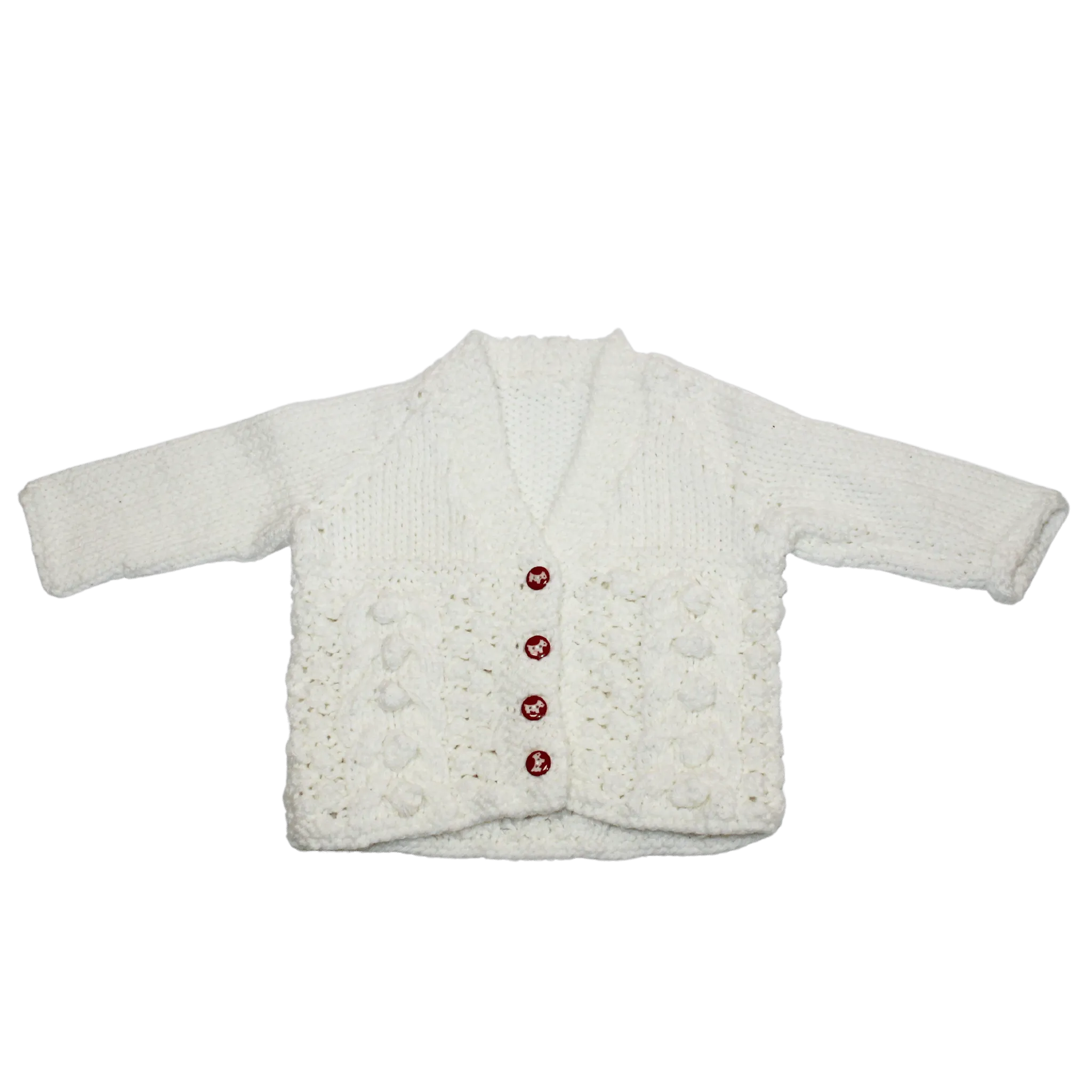 White Knitted Cardi