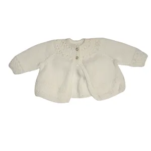 White Matinee Cardi